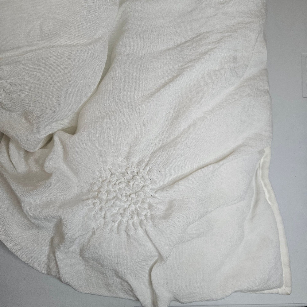 Soft Surroundings Queen Lombardi Comforter Cream